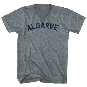 Algarve Tri-Blend V-neck Womens Junior Cut T-shirt