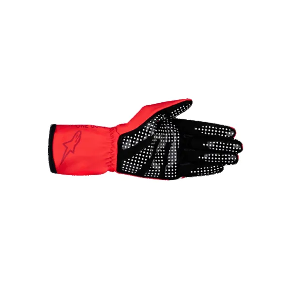 ALPINESTARS 3550625-3082-M Gloves for Karting Tech-1 K Race V2, Red / White / Burgundy, Size M