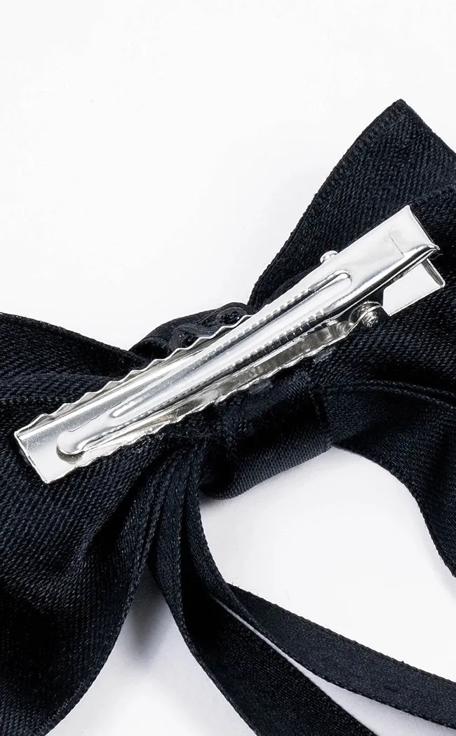 Bless This Mess Bow Hair Clip