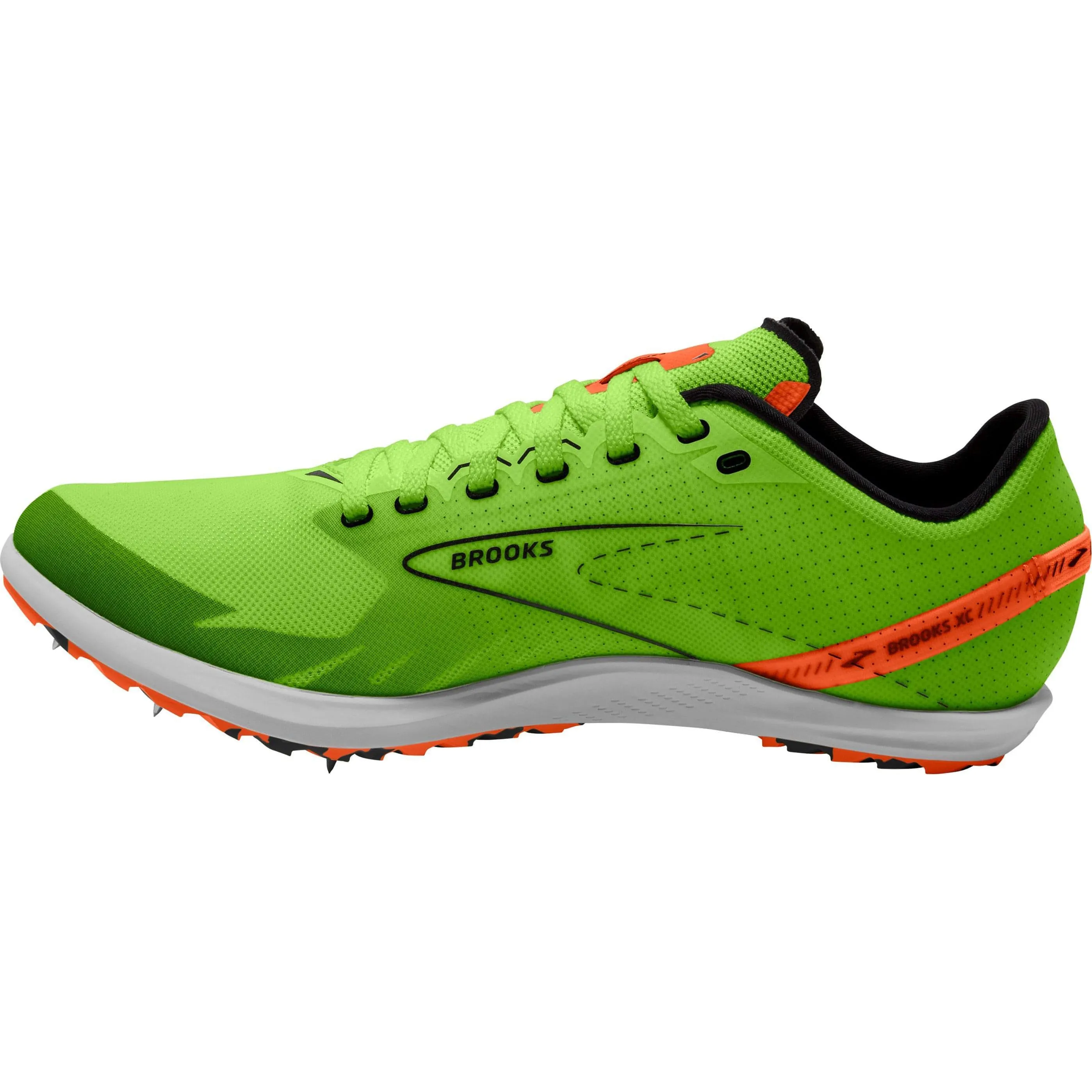 Brooks Draft XC Cross Country Spikes - Green