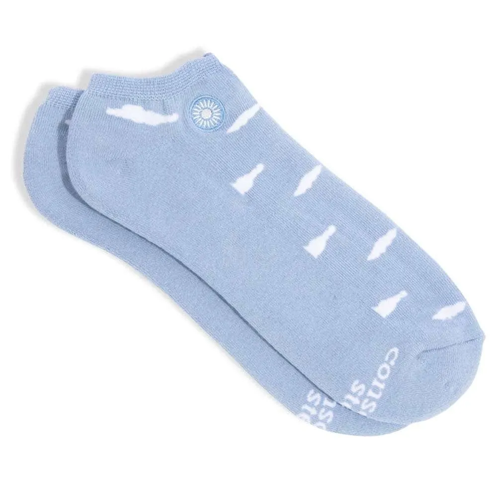 Conscious Step Socks Support Mental Health - Clouds Ankle