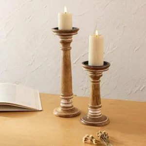 Deheri Candle Stand - Set Of Two