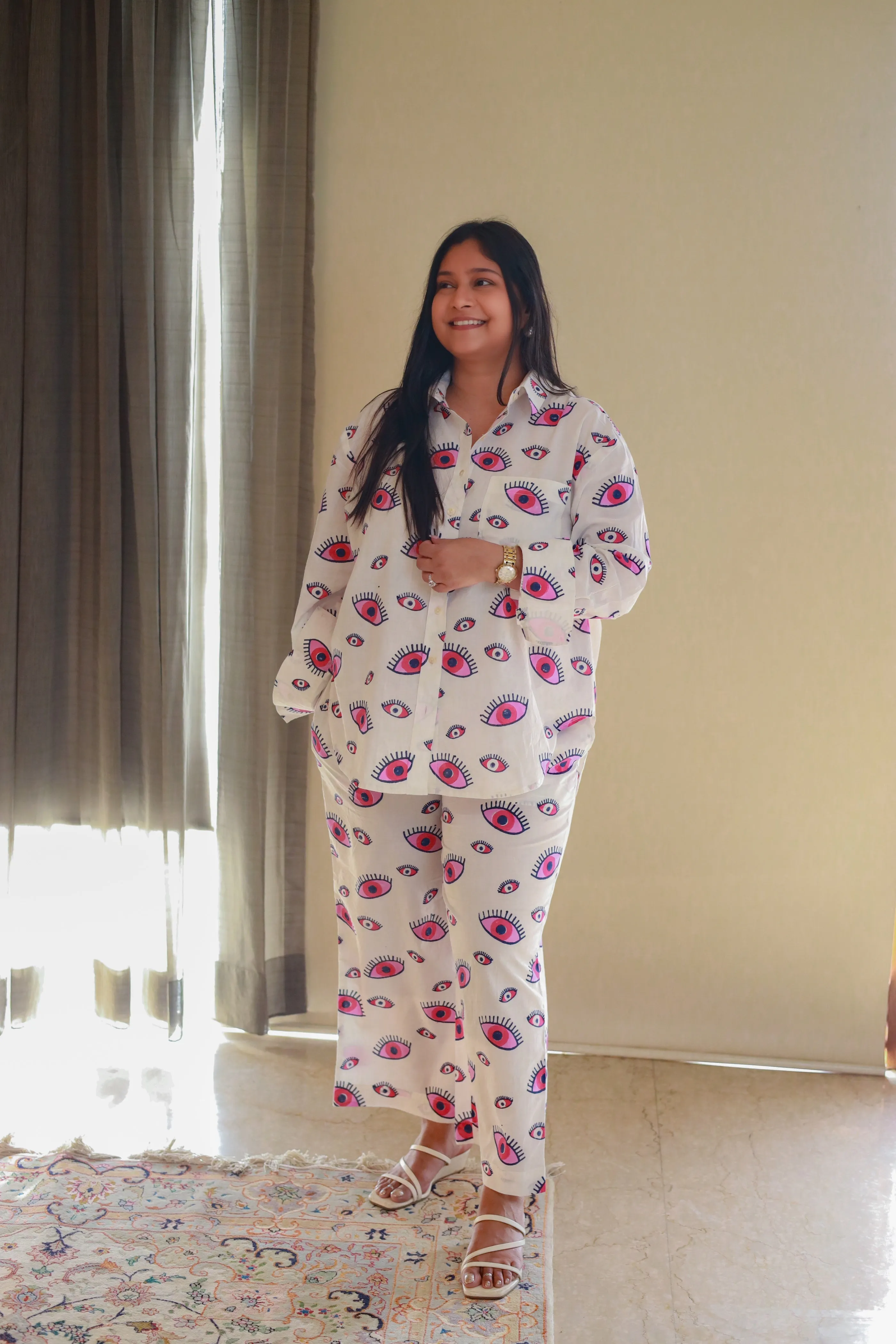 Evil Eye Pink Co-ord set