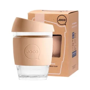 Joco Reusable Glass Cup 354mL - Amberlight Colour
