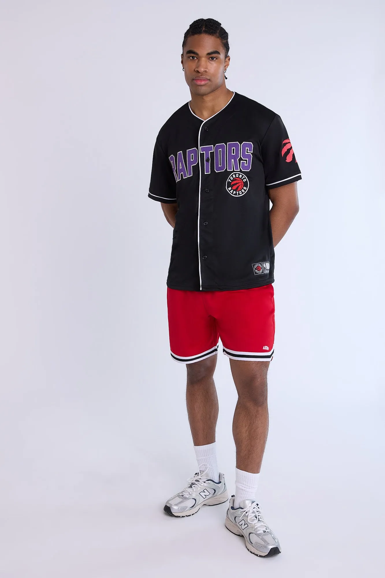 Mens Toronto Raptors Black Mesh Jersey