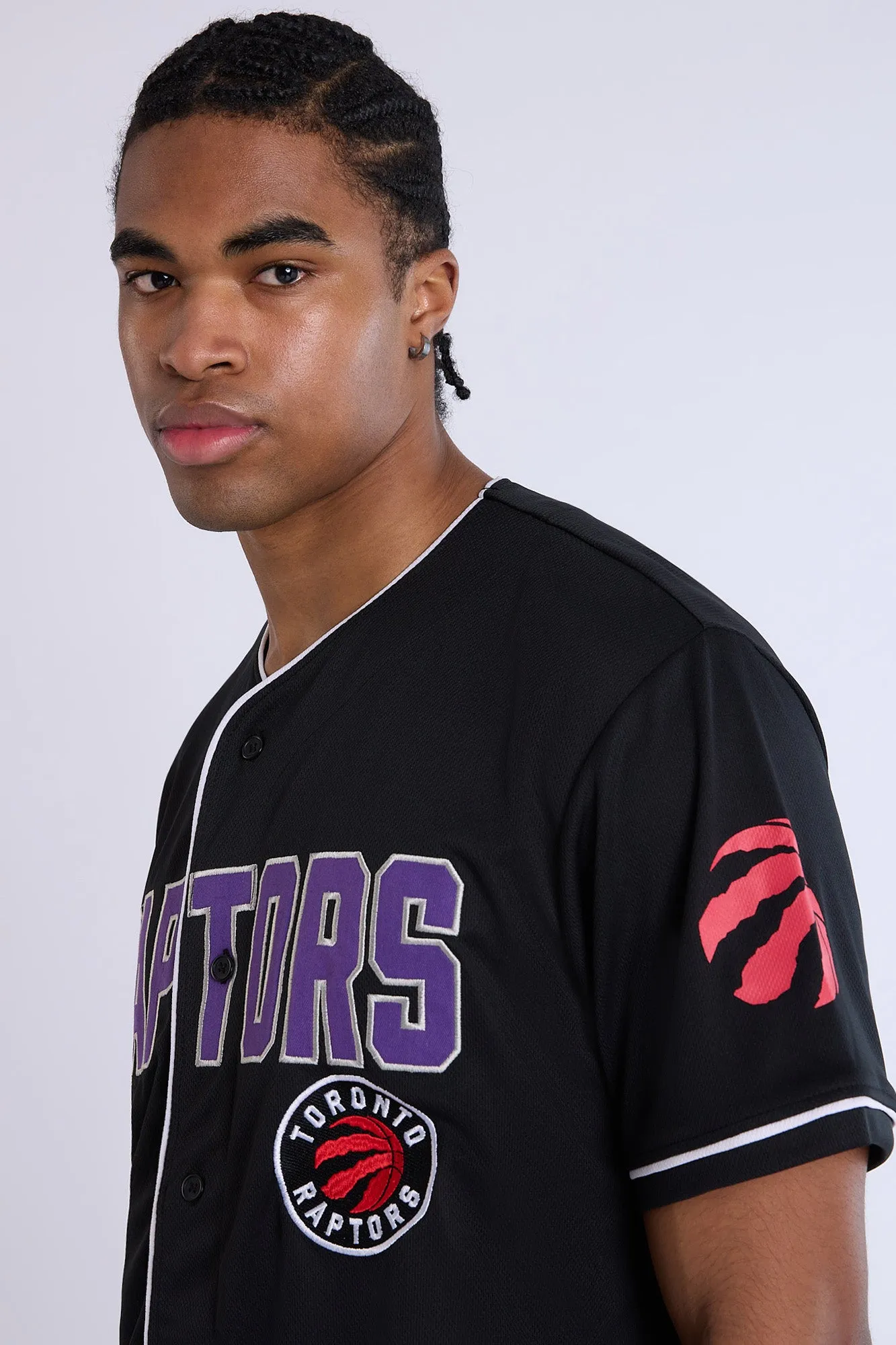 Mens Toronto Raptors Black Mesh Jersey