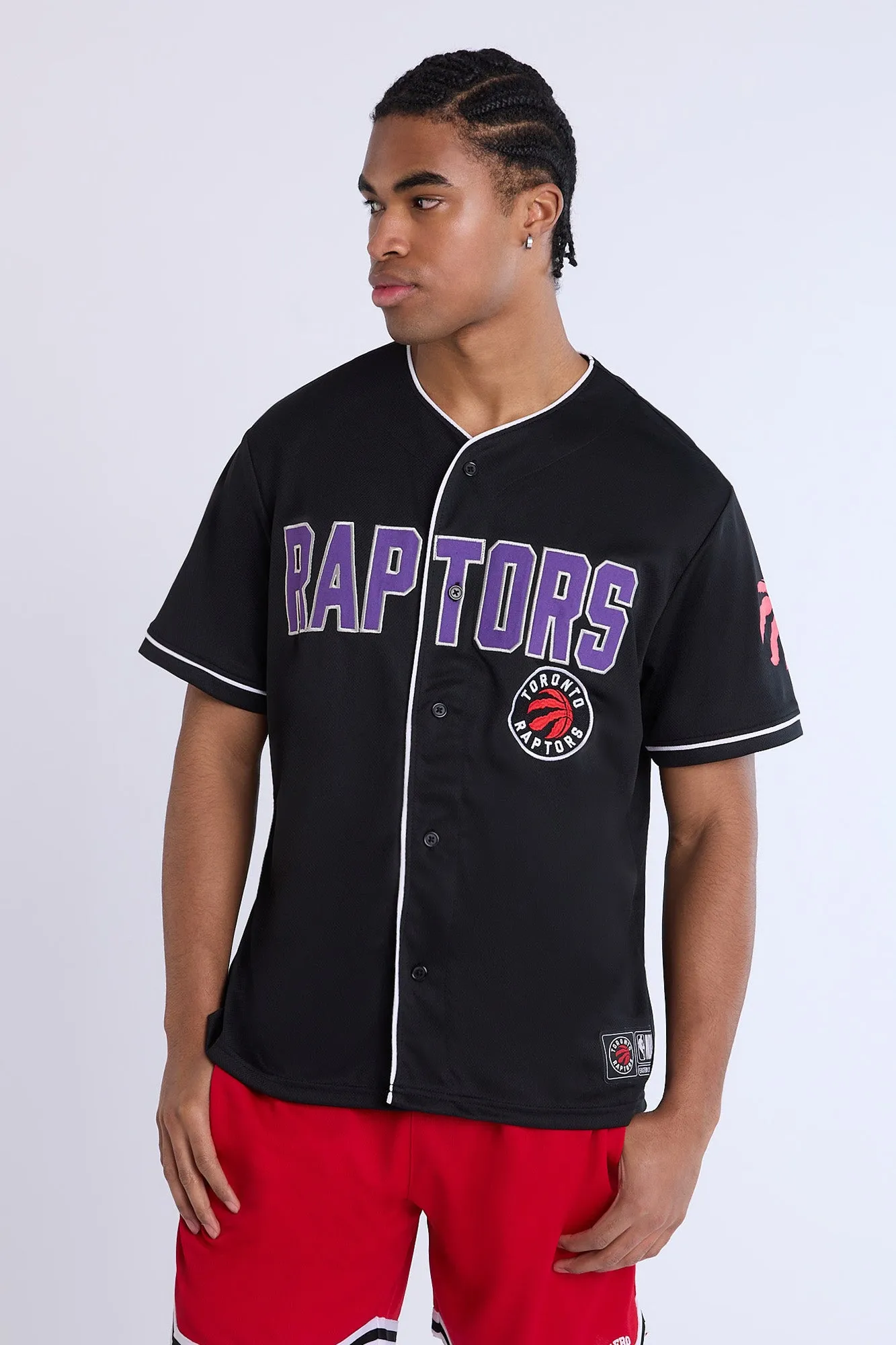 Mens Toronto Raptors Black Mesh Jersey