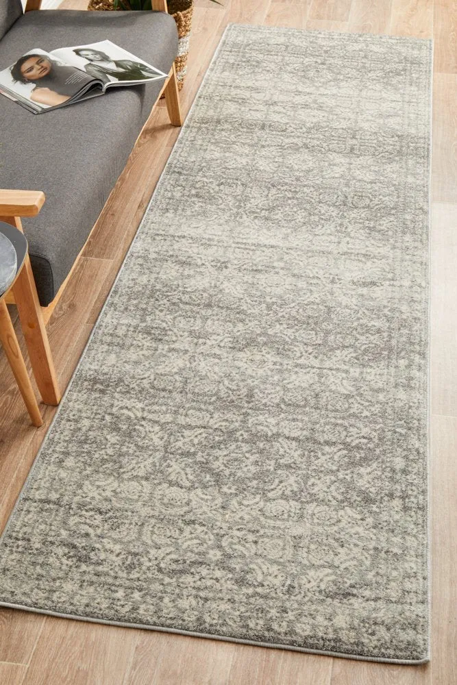 Mirage 358 Runner Rug (Silver) by Rug Culture