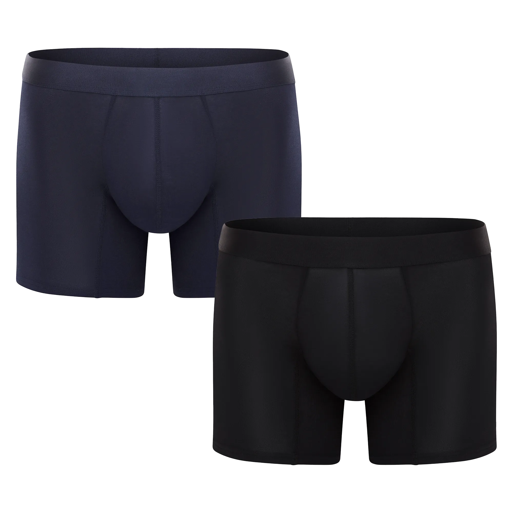 Navy & Black No Show Duo LONG