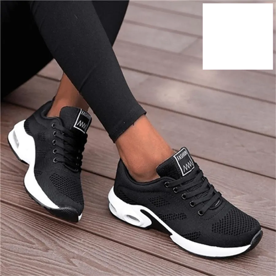 New Musabela Orthopedic Sneakers for Women,Ortho Pro - The Most Comfortable Orthopedic Shoes,Lightweight Fashion Sport Sneakers,Casual Walking Air Cushion Shoes Black, Sz 7.5