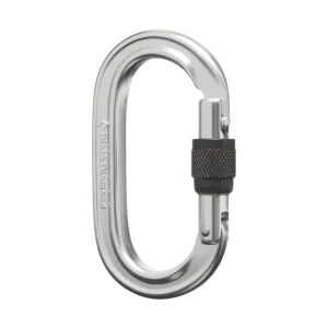 OVAL KEYLOCK SCREWGATE CARABINER