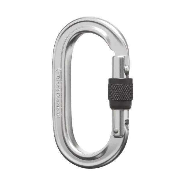 OVAL KEYLOCK SCREWGATE CARABINER