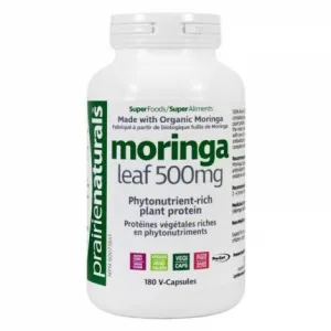 Prairie naturals - 
moringa leaf 500mg -180 vcaps