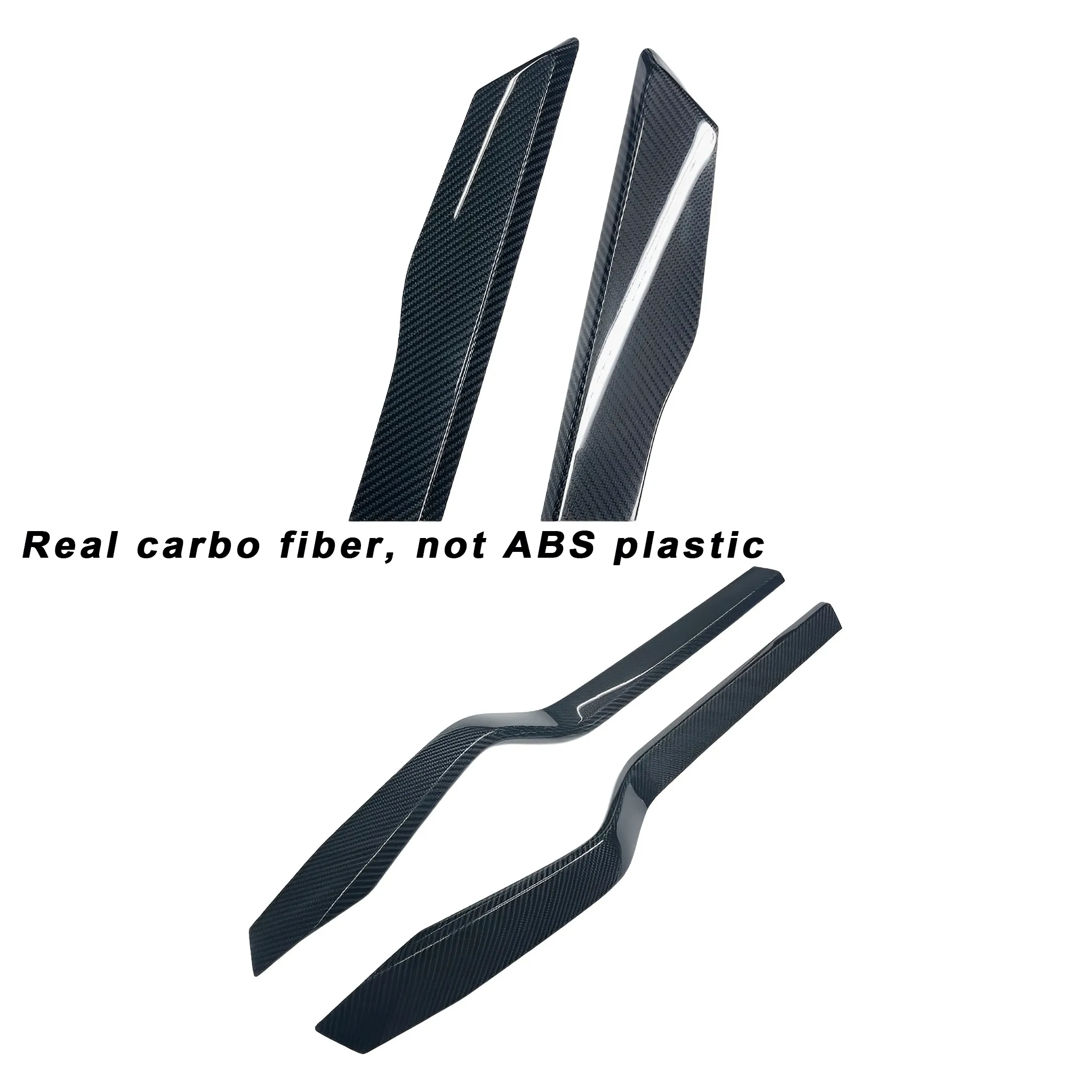 Real Carbon Fiber Door Trims For Tesla Pre-Refresh Model X 2015-2021