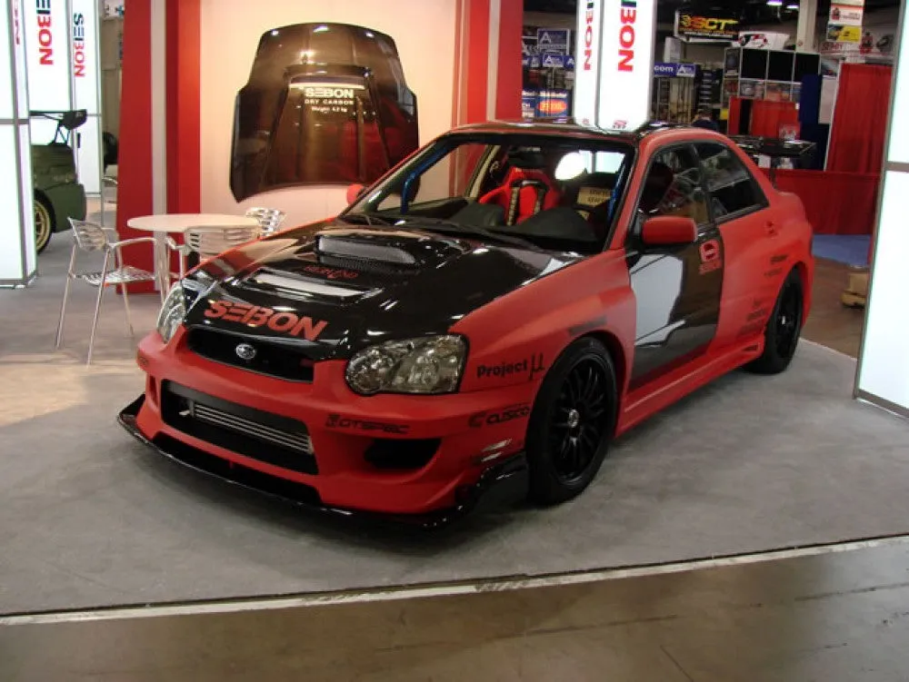 SEIBON Carbon Fiber Hood Subaru Impreza / WRX / WRX STi (04-05) CW Vented/CWII Vented/OEM/RC/RS Style