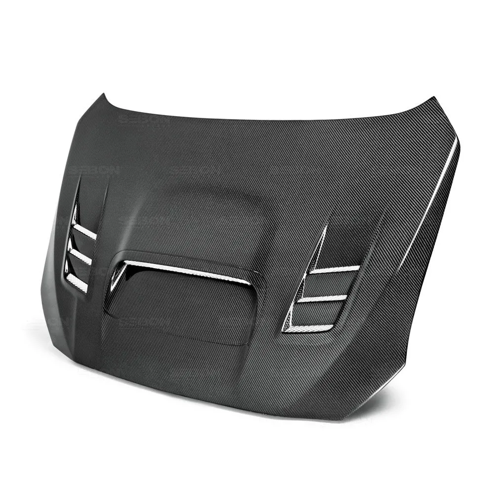 SEIBON Carbon Fiber Hood Subaru WRX / WRX STi Sedan (15-21) CS/CW Vented/OE Style