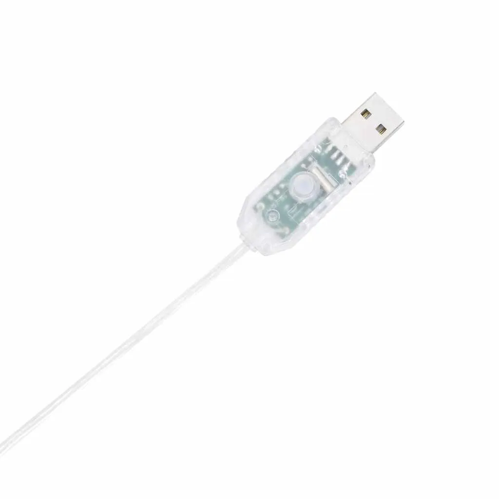 vidaXL Christmas Decoration Candy Cane 50 LEDs Warm White