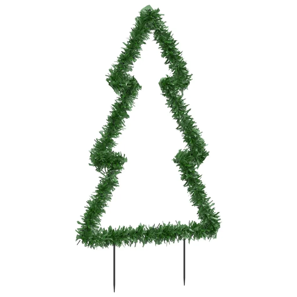 vidaXL Christmas Light Decoration with Spikes Tree 80 LEDs 60 cm